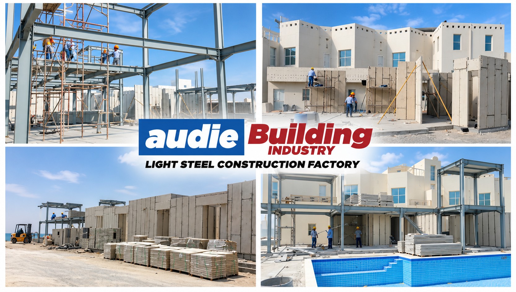 Audie Building Industry light steel construction factory and projects