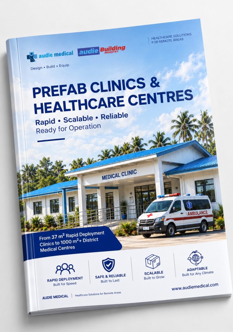 Prefab Clinics catalogue cover