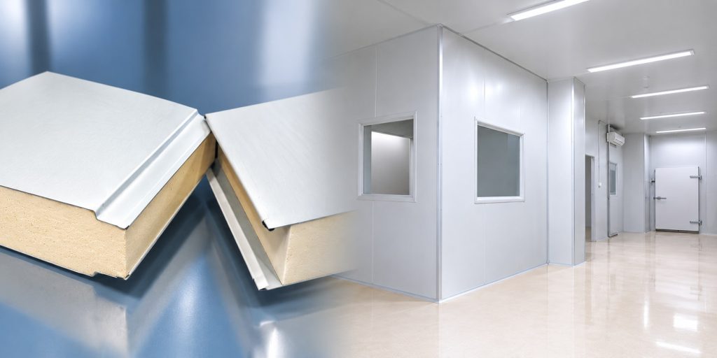 Antibacterial insulated sandwich panel