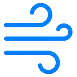 Controlled air pressure icon