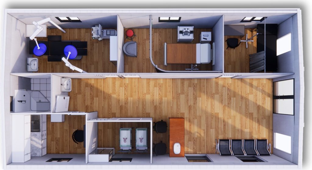 Prefab Maternity Clinic floor plan