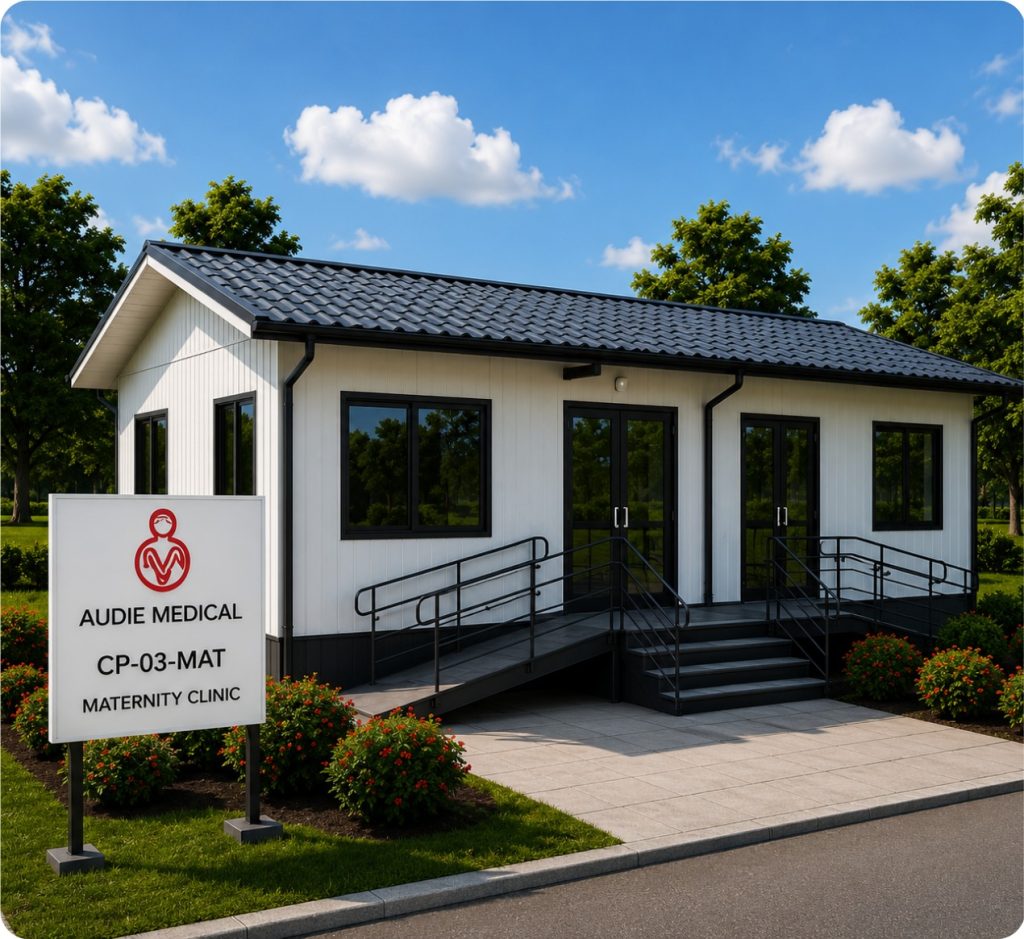Prefab Maternity Clinic exterior render