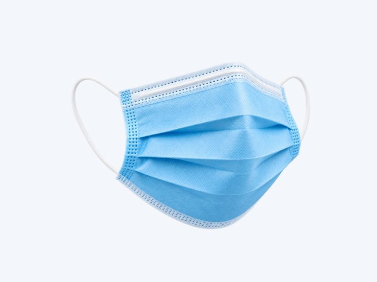 Disposable medical face mask